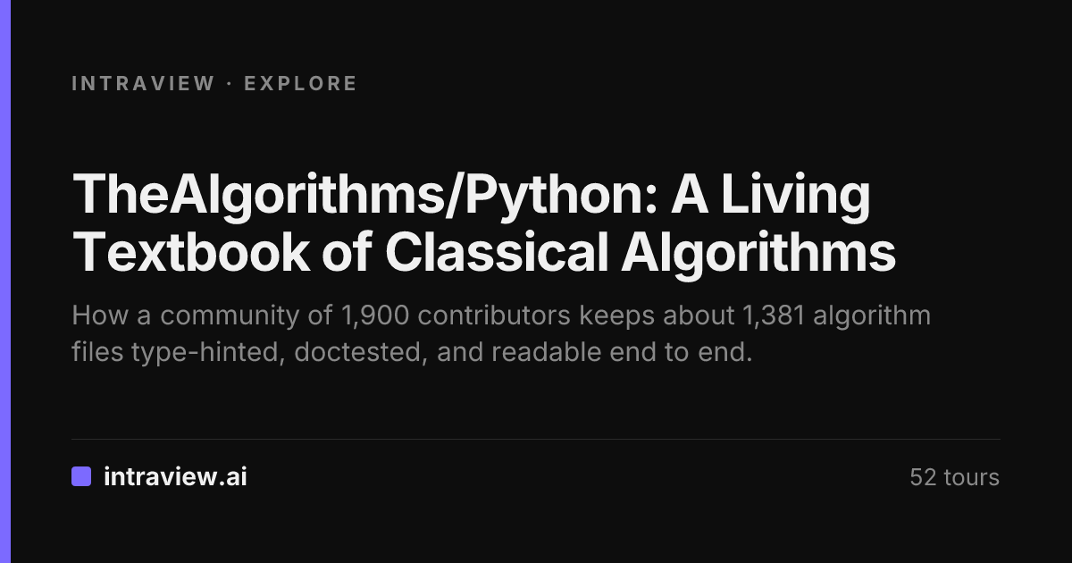 TheAlgorithms/Python: A Living Textbook of Classical Algorithms ...